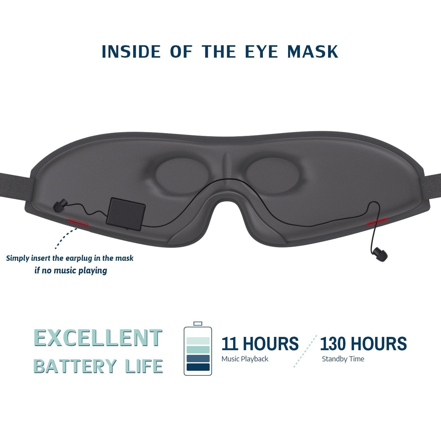 Wireless Sleep Mask Headphones