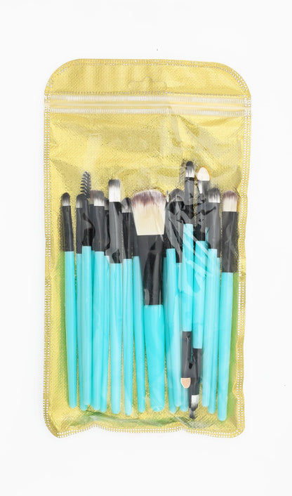 Zaina Makeup Brush Set - Teal
