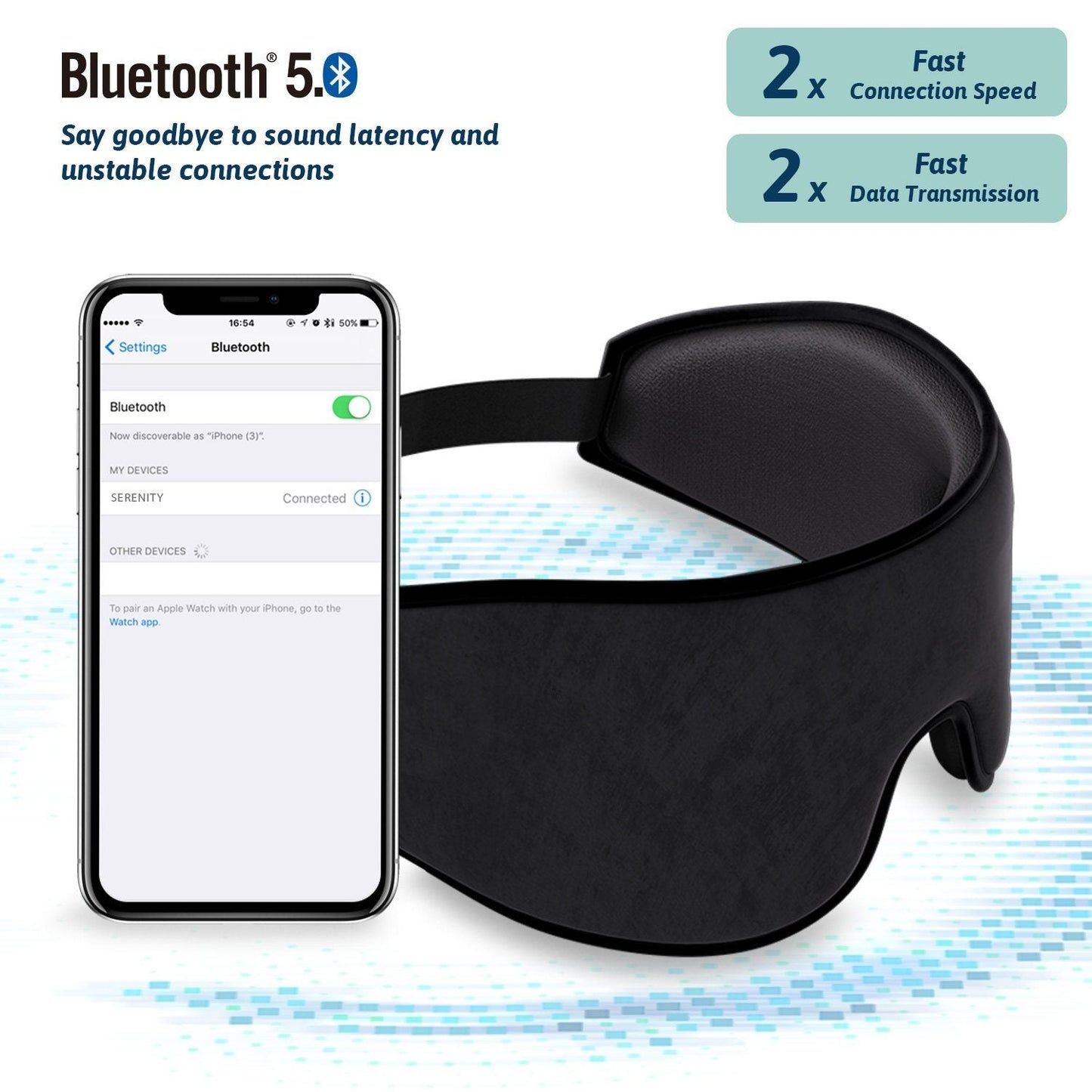 Wireless Sleep Mask Headphones