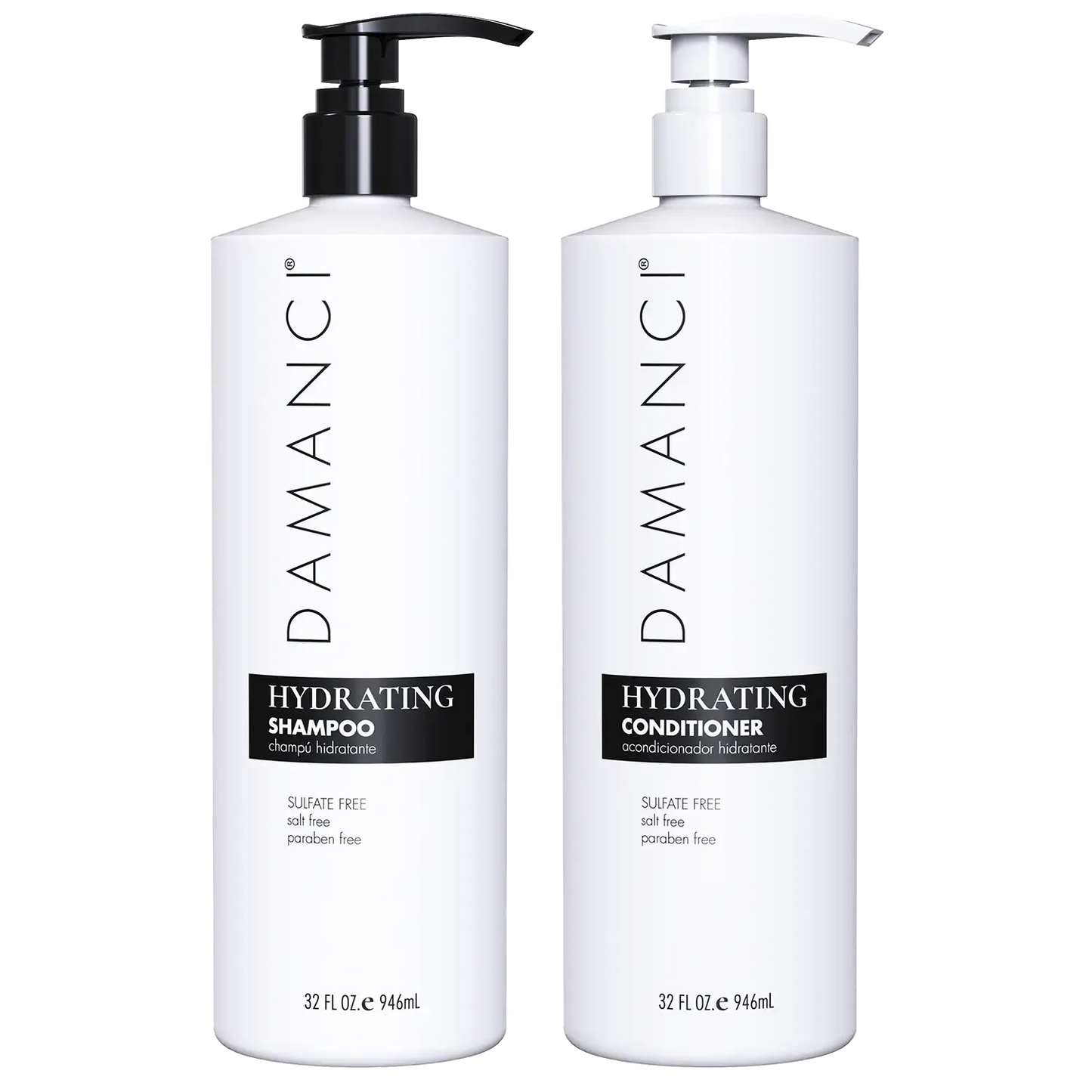 sulfate-free hydrating shampoo and conditioner